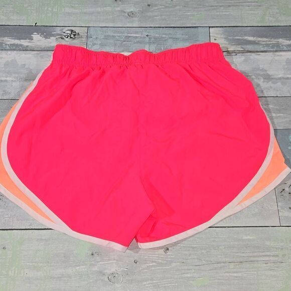 Nike Dri-Fit Running Shorts Orage/White/Pink sz Small - Picture 3 of 4